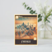 Chicago, Verenigde Staten |  Briefkaart (Staand voorkant)