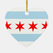 Chicago, Verenigde Staten Keramisch Ornament (Voorkant)