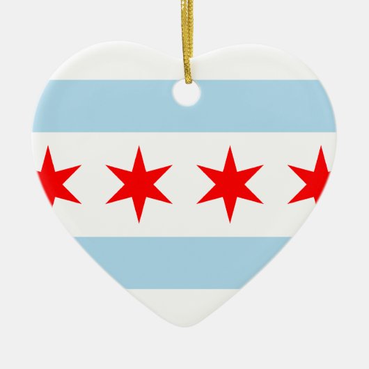 Chicago, Verenigde Staten Keramisch Ornament (Voorkant)