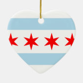 Chicago, Verenigde Staten Keramisch Ornament (Achterkant)