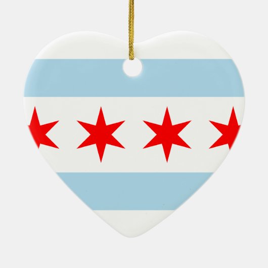 Chicago, Verenigde Staten Keramisch Ornament (Achterkant)