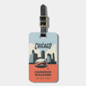 Chicago, Verenigde Staten | Millennium Park Bagagelabel (Voorkant verticaal)