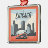 Chicago, Verenigde Staten | Millennium Park Metalen Ornament (Links)