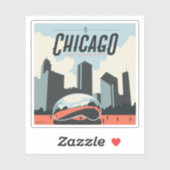 Chicago, Verenigde Staten | Millennium Park Sticker (Vel)