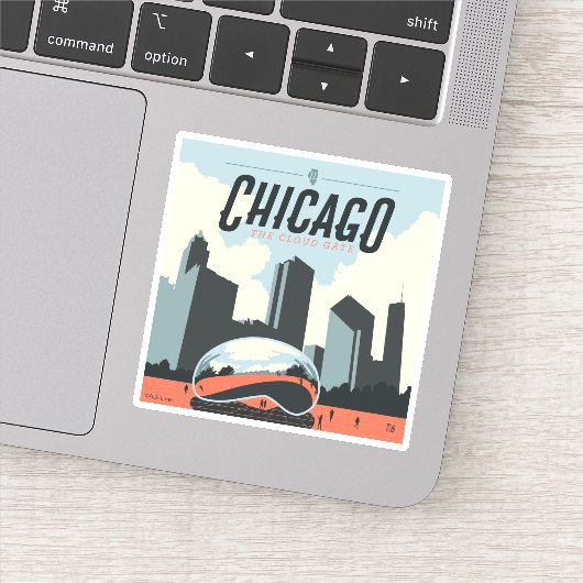 Chicago, Verenigde Staten | Millennium Park Sticker (Detail)