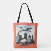 Chicago, Verenigde Staten | Millennium Park Tote Bag (Achterkant)