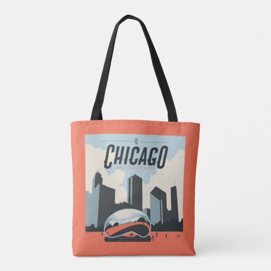 Chicago, Verenigde Staten | Millennium Park Tote Bag (Achterkant)
