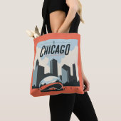 Chicago, Verenigde Staten | Millennium Park Tote Bag (Dichtbij)