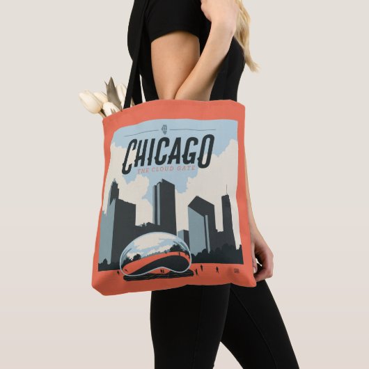 Chicago, Verenigde Staten | Millennium Park Tote Bag (Dichtbij)