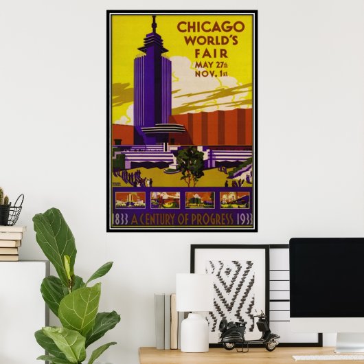 Chicago, Verenigde Staten - Poster (Thuiskantoor)