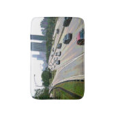 Chicago Verkeer in Zandsteen Badmat (Voorkant Verticaal)
