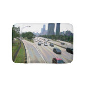 Chicago Verkeer in Zandsteen Badmat (Voorkant)