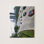 Chicago Verkeer in Zandsteen Legpuzzel (Verticaal)