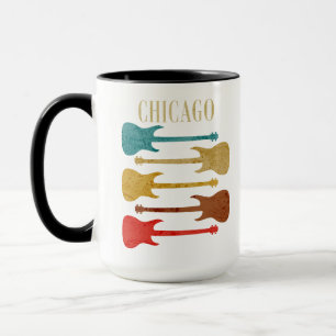 Chicago Vintage Guitars Concert Festival Souvenir Mok