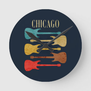 Chicago Vintage Guitars Concert Festival Souvenir Ronde Klok