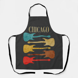Chicago Vintage Guitars Concert Festival Souvenir Schort