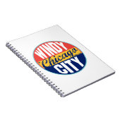 Chicago Vintage Label Notitieboek (Rechterzijde)