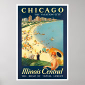 Chicago vintage poster (Voorkant)