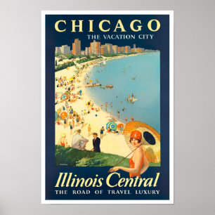 Chicago vintage poster