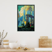 Chicago Vintage Poster (Keuken)
