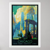 Chicago Vintage Poster (Voorkant)