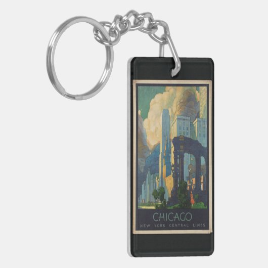 Chicago Vintage Reise Sleutelhanger (Voorkant Links)