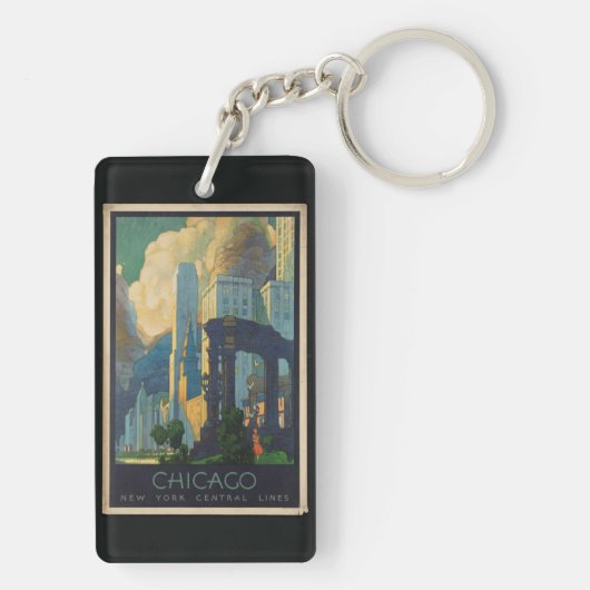 Chicago Vintage Reise Sleutelhanger (achterkant)