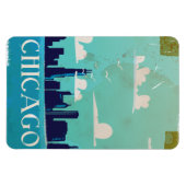 Chicago vintage reisposter magneet (Horizontaal)