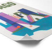 Chicago Vintage Travel Poster (Hoek)