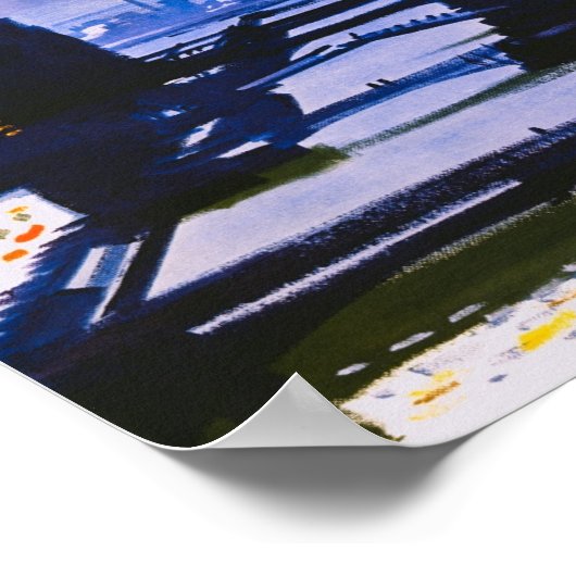 Chicago Vintage Travel Poster (Hoek)