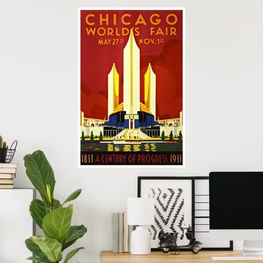 Chicago - Vintage Travel Posters (Thuiskantoor)