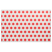 Chicago vlag 6-punts ster stof (Yard (91,4 cm))