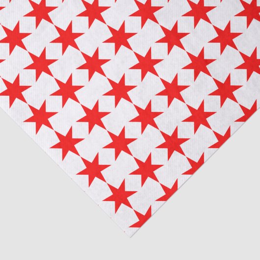 Chicago vlag 6-punts ster tissuepapier (Detail)