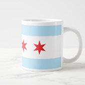 Chicago Vlag Jumbo Mok (Rechts)