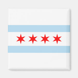 Chicago vlag magneet