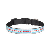 Chicago Vlag met Harten Pet Collar