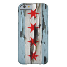 Chicago vlag Paint Peel