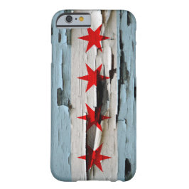Chicago vlag Paint Peel Barely There iPhone 6 Hoesje