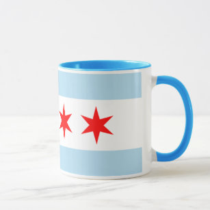 Chicago vlag ringer koffiethee mok