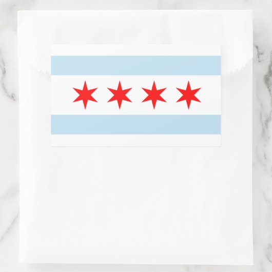 Chicago Vlag Stickers (Tas)