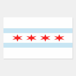 Chicago Vlag Stickers