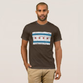 CHICAGO-vlag T-shirt (Voorkant volledig)