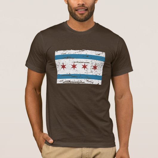 CHICAGO-vlag T-shirt (Voorkant)