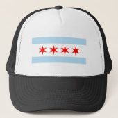 Chicago vlag trucker pet (Voorkant)