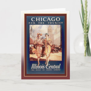 Chicago voor toeristen kaart