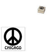 Chicago Vredesbord Rubberstempel (Gestempeld)