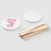 Chicago vrijgezellenweekend handwaaier (Niet-gemonteerd)