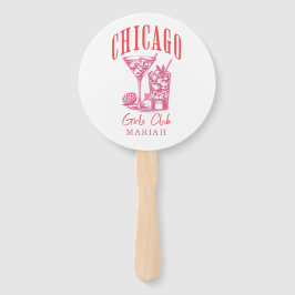 Chicago vrijgezellenweekend handwaaier