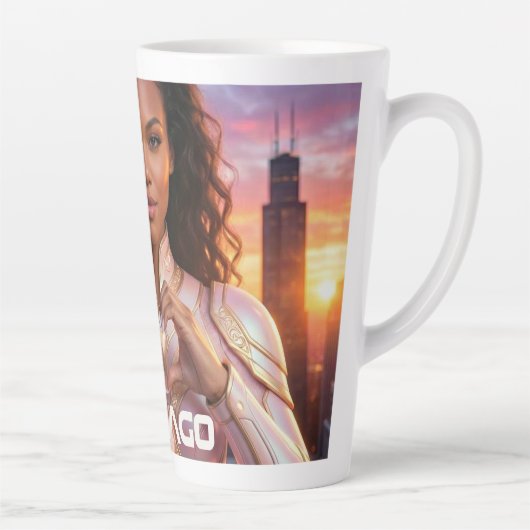CHICAGO - VROUWELIJKE HELD LATTE MOK (Rechts)