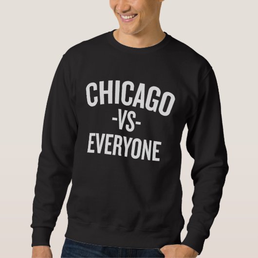 Chicago Vs Everyone Halloween Christmas  Cool H Trui (Voorkant)